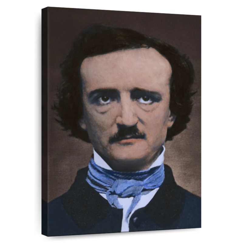 Leisha Edgar Allan Poe American Poet, 39" H x 26" W