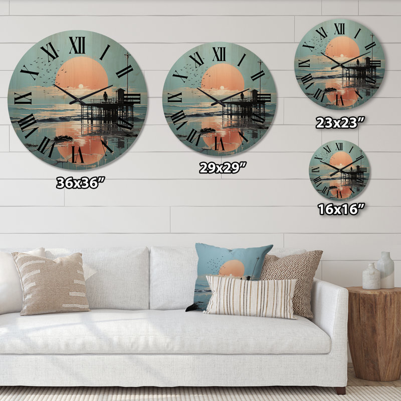 Horloge murale Rhona, Moyenne