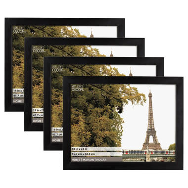 Hokku Designs Aalyvia Collage Frame 12x19, Display Two 8x10 with Ivory Mat,  Metal picture Frame for Wall