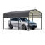 Abri de garage extérieur en métal 10 x 15 avec toit résistant aux rayons UV