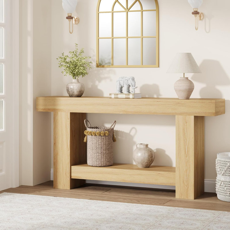 160cm Console Table, Beige