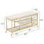 Richerd Metal Storage Bench