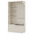 Multifunctional Left-Right Combination Hall Cabinet (Can Be Used Separately) With Storage And 4 Hooks, Storage Cabinet/ Hall Tree 2 In 1 For Living Room, Kitchen And Hallway