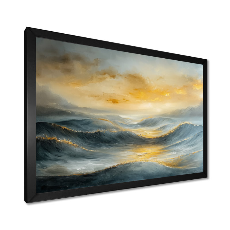 Harber - Coastal Canvas Art Print, Reproduction encadrée d'une seule photo, Noir, noir, noir, noir, H 12 po x l 20 po