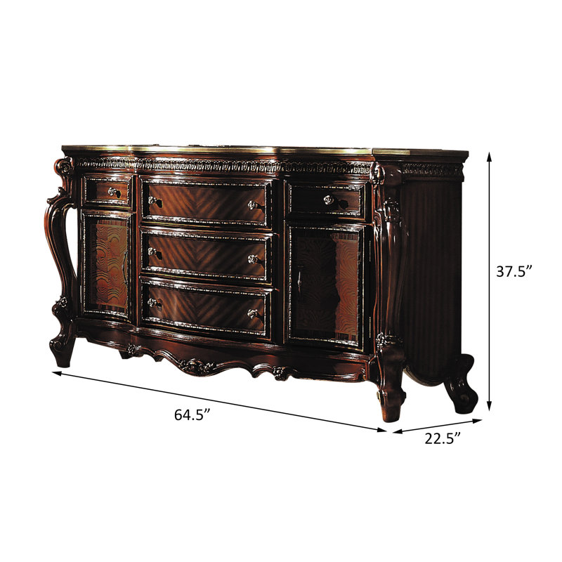 Deveraux 64.5'' W 5 - Drawer Dresser