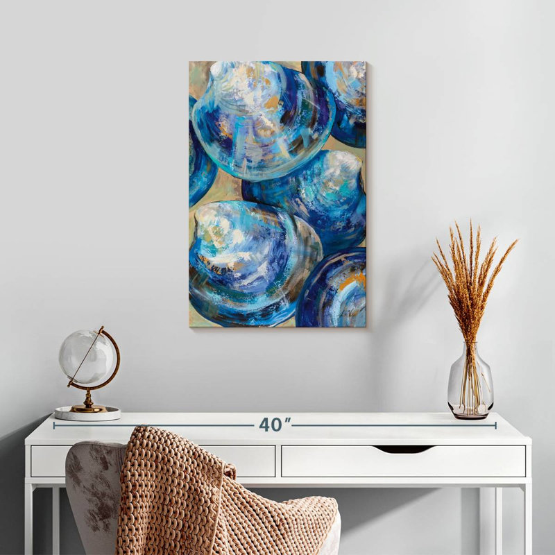 Aletra Beyond Blue Shells, 24" H x 16" W