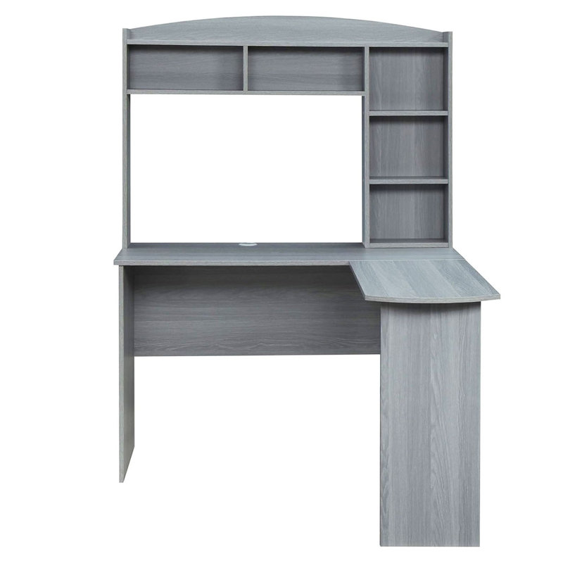 Bureau d'ordinateur en L
