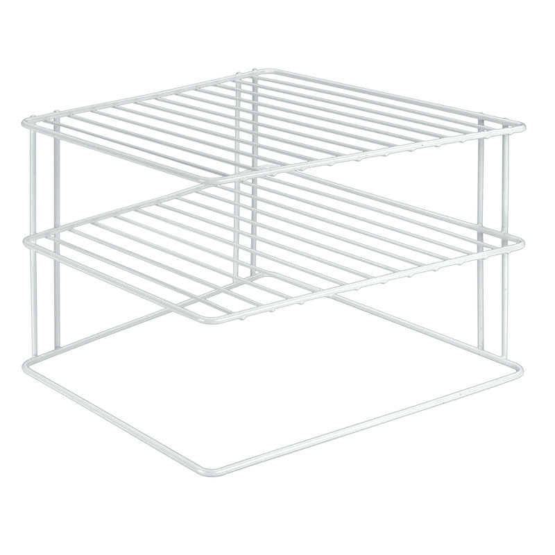 364202095 Silos Corner Cupboard Insert, 2 Shelves, 25 X 25 X 19 Cm, White