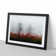 Tree Fog in Switzerland in Abstract - Picture Frame Graphic Art Print