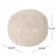 Pouf rond en coton Bordeaux-569273814