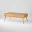 Table basse à plateau relevable en chêne massif 39 po avec rangement MCM-1267755299-1273601632