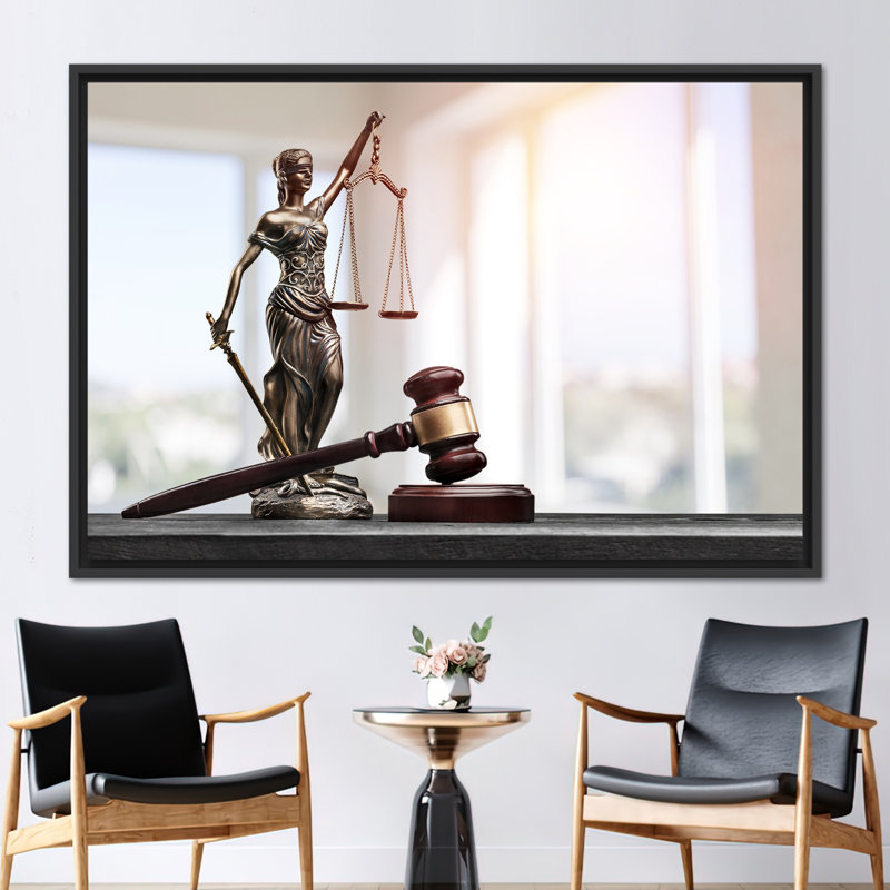 Print on Canvas, 25 cm H x 35 cm W, Framed Print without Mat, Black