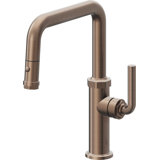 Descanso Kitchen Pull-Down Kitchen Faucet With Button Sprayer - Quad Spout