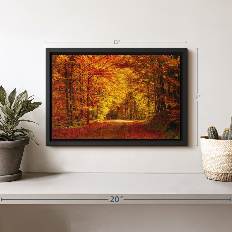 «Forest Autumn Trees Wall Art», H 13 po x l 9 po