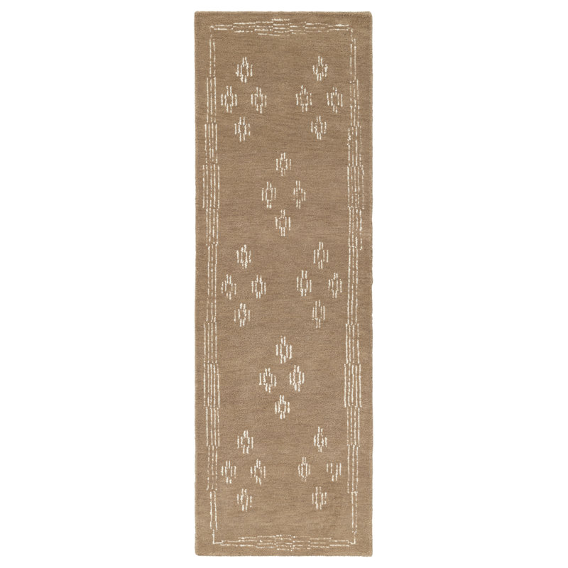 Nomad Hand Tufted Wool Indoor Rug, 2'6x8'