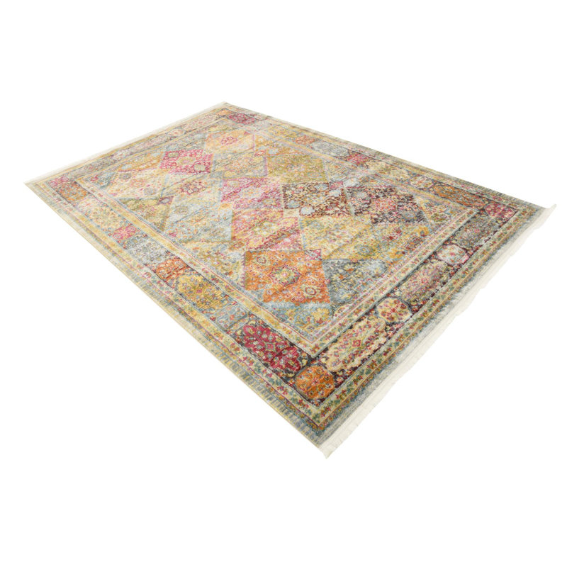 Abstract Indoor Rug, Rectangle 6' x 9'