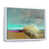 White Floater Framed