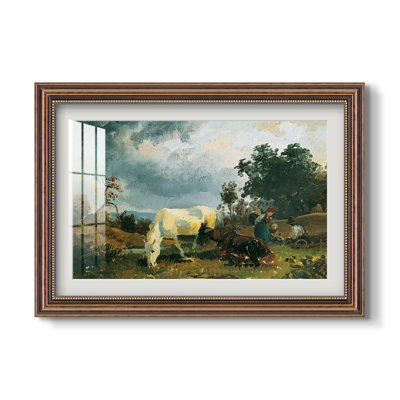 Moisissure sur la lande, vers 1830 - Friedrich Gauermann - Estampe encadrée sur mesure