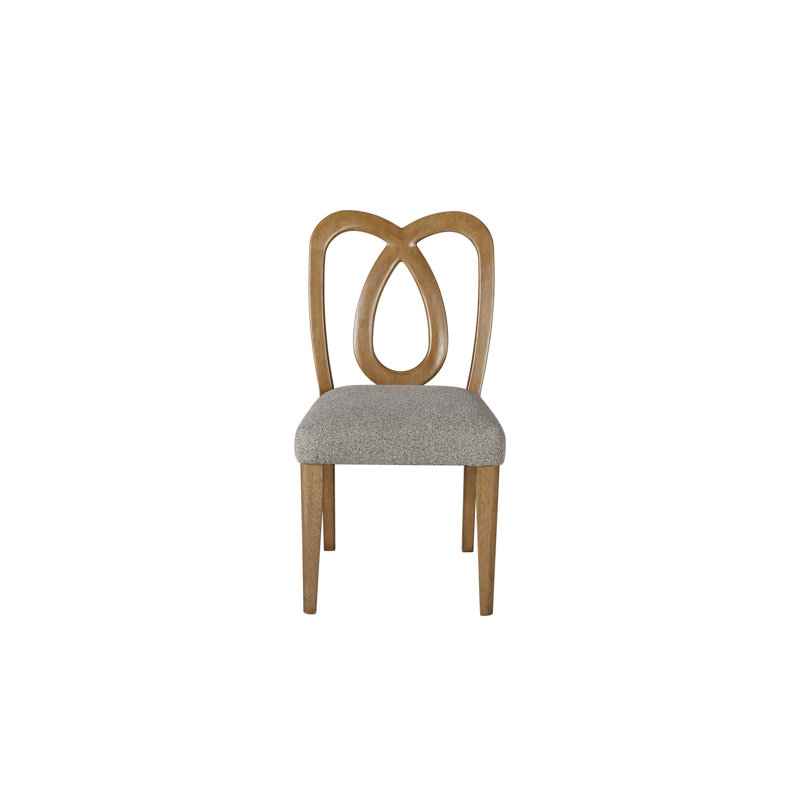 Chaise à dossier sculpté (ensemble de 2)