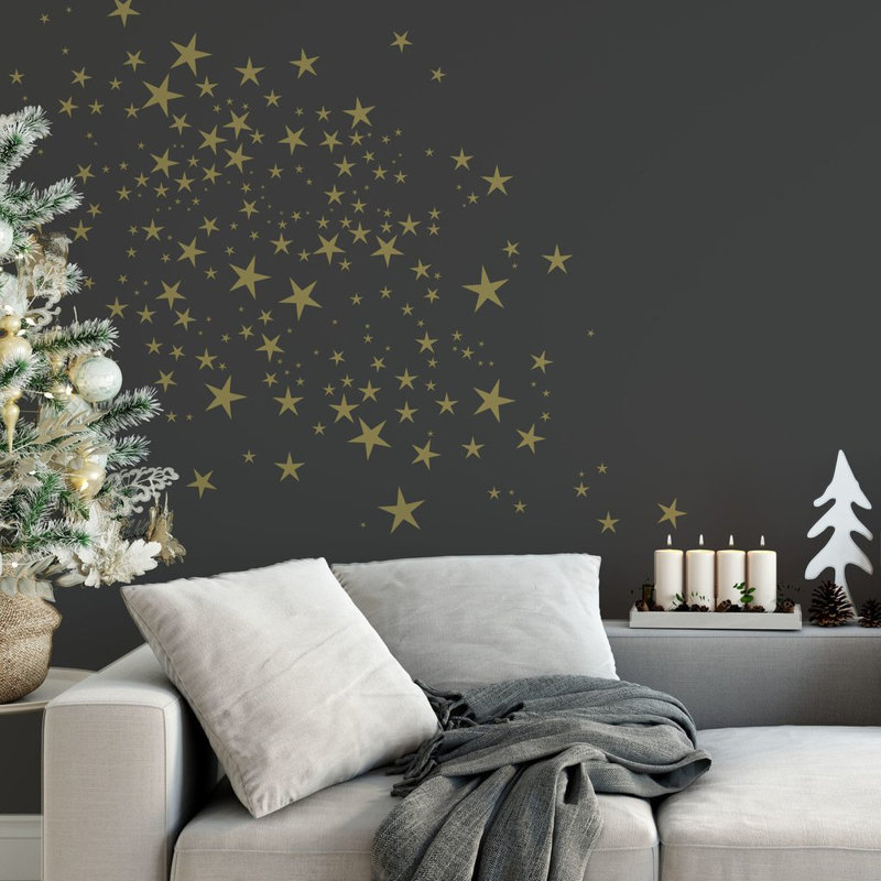 Décalcomanie murale étoiles twinkle