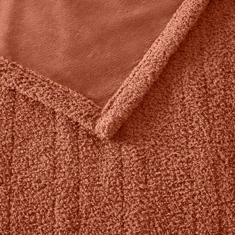 Rust Warm Blanket, Rust, King