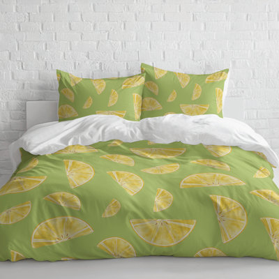Summer Lemon 3- Piece Comforter Set
