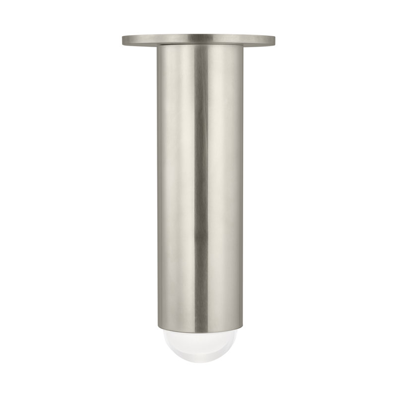 Ebell 1 - Light LED Flush Mount, Antique Nickel