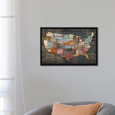 " USA Map I " by Diego Tirigall