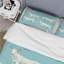 Ensemble de housse de couette Minimalist White Cow-101243066