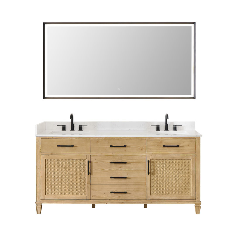 Ensemble de meuble-lavabo double 72 po Salome
