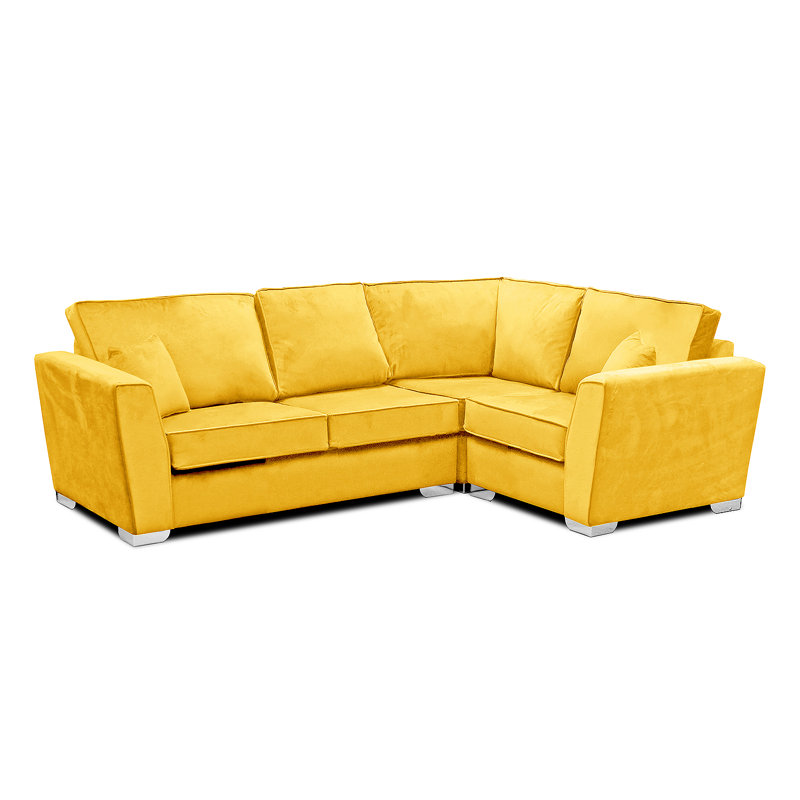 Quade Reversible Modular Corner Sofa, Right Hand Facing, Lemon