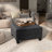 Luka Square Chenille Storage Ottoman-17537744