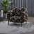 Black/Beige Linen Blend