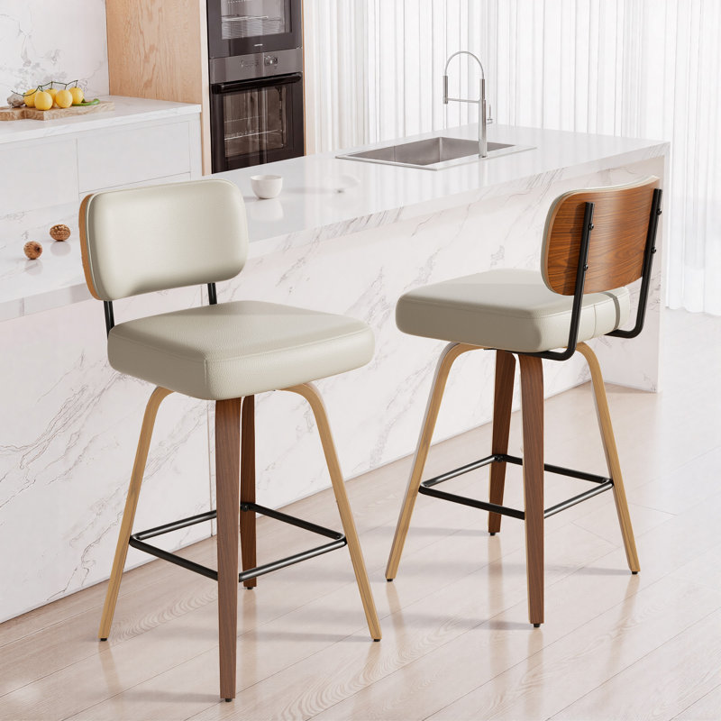 Counter Stool, Grey, 2