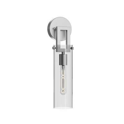 DFE1D82CCDBD4CEBAC93927391EEC64C Applique murale intérieure Houston 17 po à une lumière, culot moyen, nickel satiné