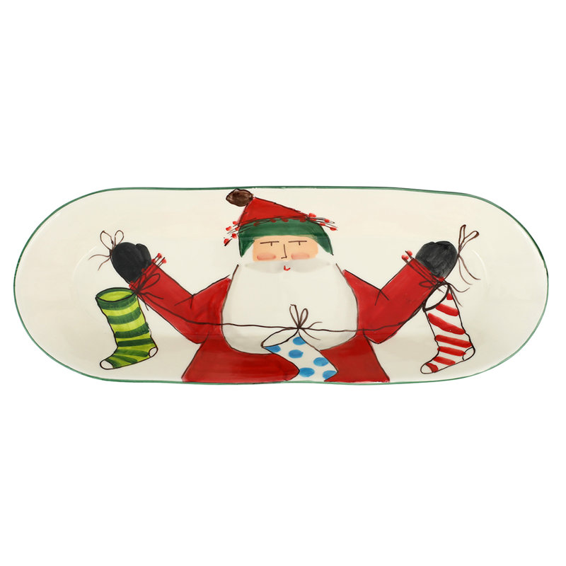 Old St. Nick Terra Bianca Platter