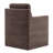 Dylan Rolling Dining Chair - Bark Brown-100910765