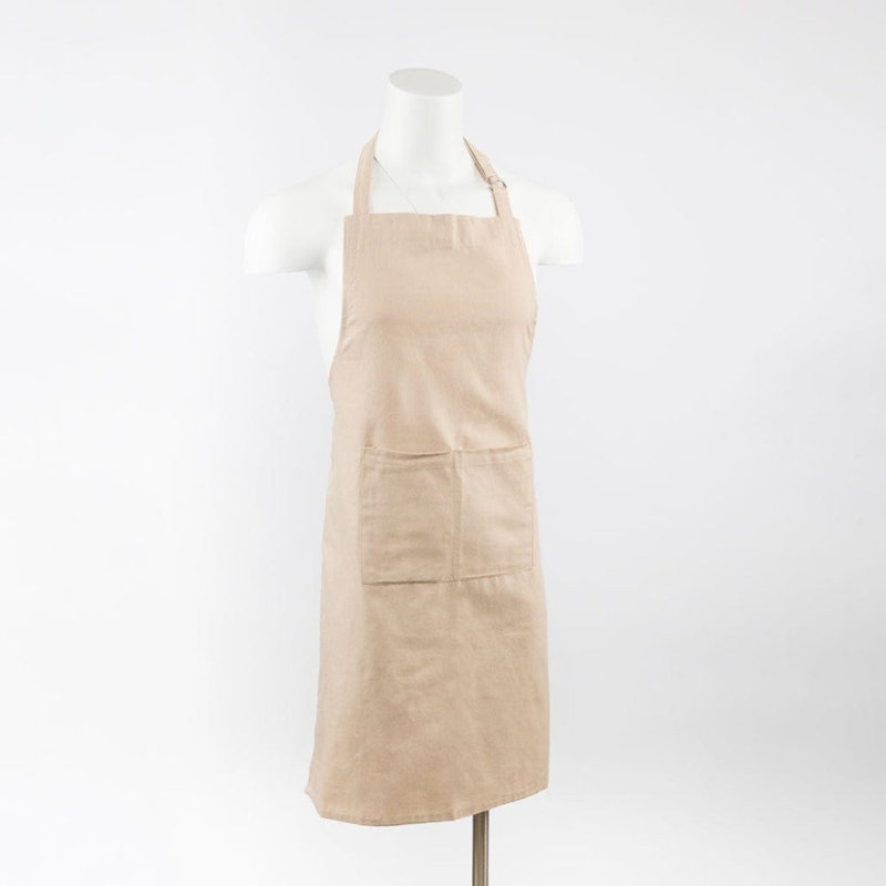 Tablier de qualité supérieure avec ceinture ceinturée, Sable
