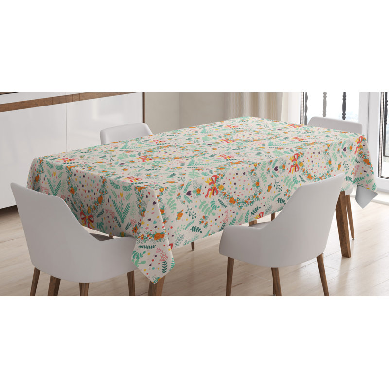 Geometric Tablecloth, 70" L x 52" W