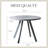Pedestal Round Kitchen Dining Table-115785611-115785613