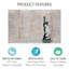 Tapis gris / noir en coton