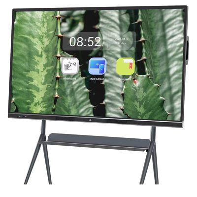 JYXCN Smart Board conférence tactile interactif sans fil 86 "avec écran tactile 4K et intégration d'équipes pour le bureau de classe (fixation murale incluse)