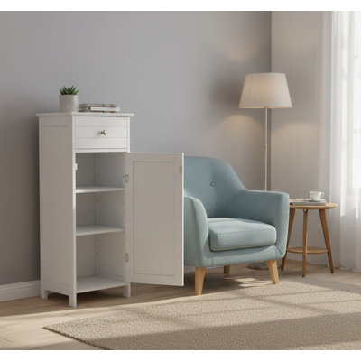 Engineered Wood Freestanding Bathroom Cabinet