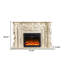 Foyer électrique en bois massif 73,23 "-2139952112