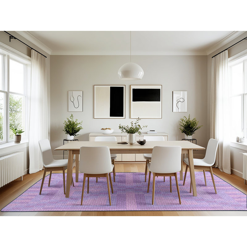 Geometric Indoor Rug, Rectangle 7' x 10'