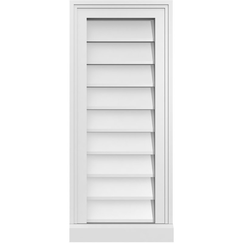 Brickmould Sill Frame, Primed Tan, 28" H x 12" W x 2" D