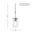 Luminaire suspendu 1 lumière 5 po Wexton-109594280-109594283