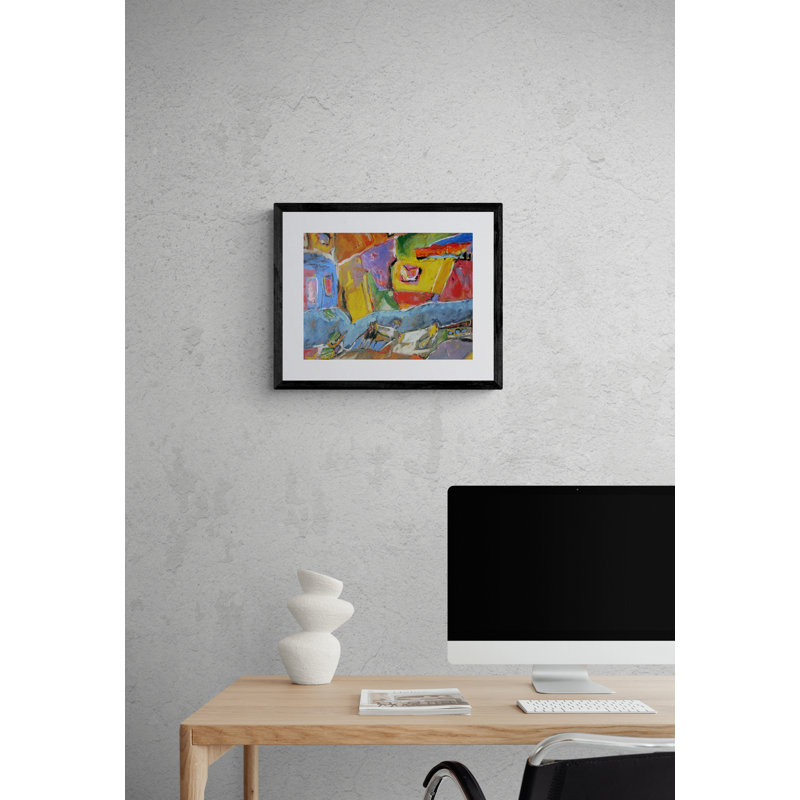 Atlantis Print by William O'connor, Black Framed Paper, 17.25" H x 21.25" W