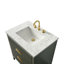 Ensemble de meuble-lavabo simple 30 po avec dessus en pierre reconstituée Bilroy-1395060401