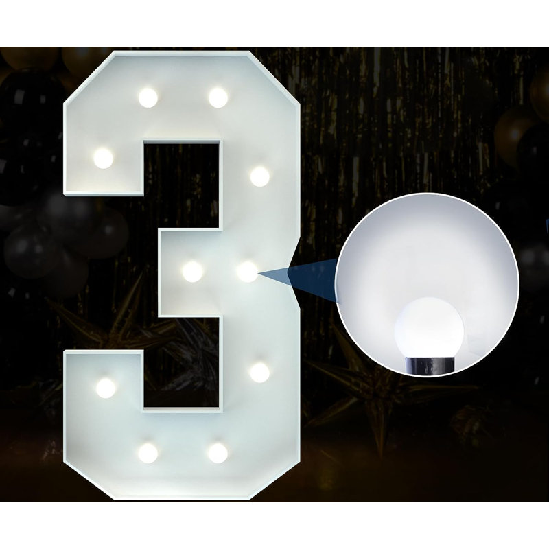 Enseigne lumineuse 43,2 po Bruen